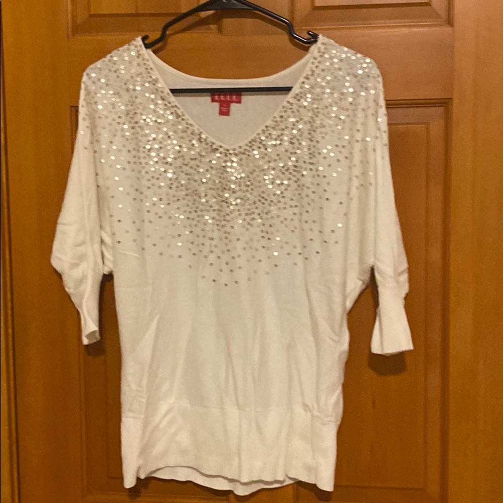 Gold sequence ELLE Sweater